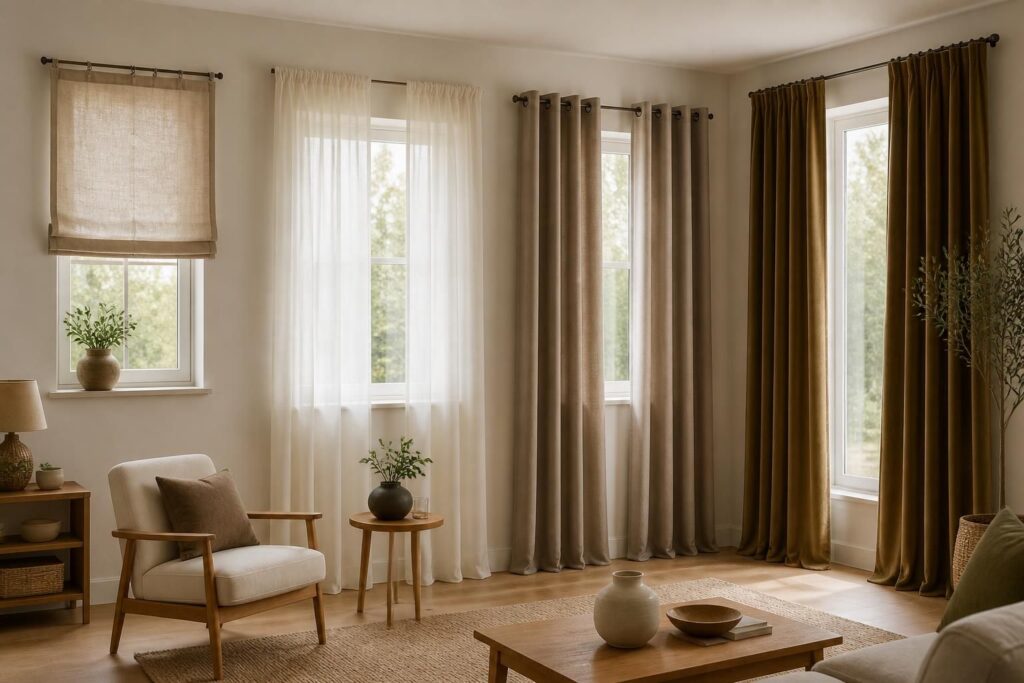 découvrez notre guide complet pour choisir vos rideaux : conseils sur la longueur, le choix du tissu et les différents types de têtes de rideau pour une décoration parfaite.