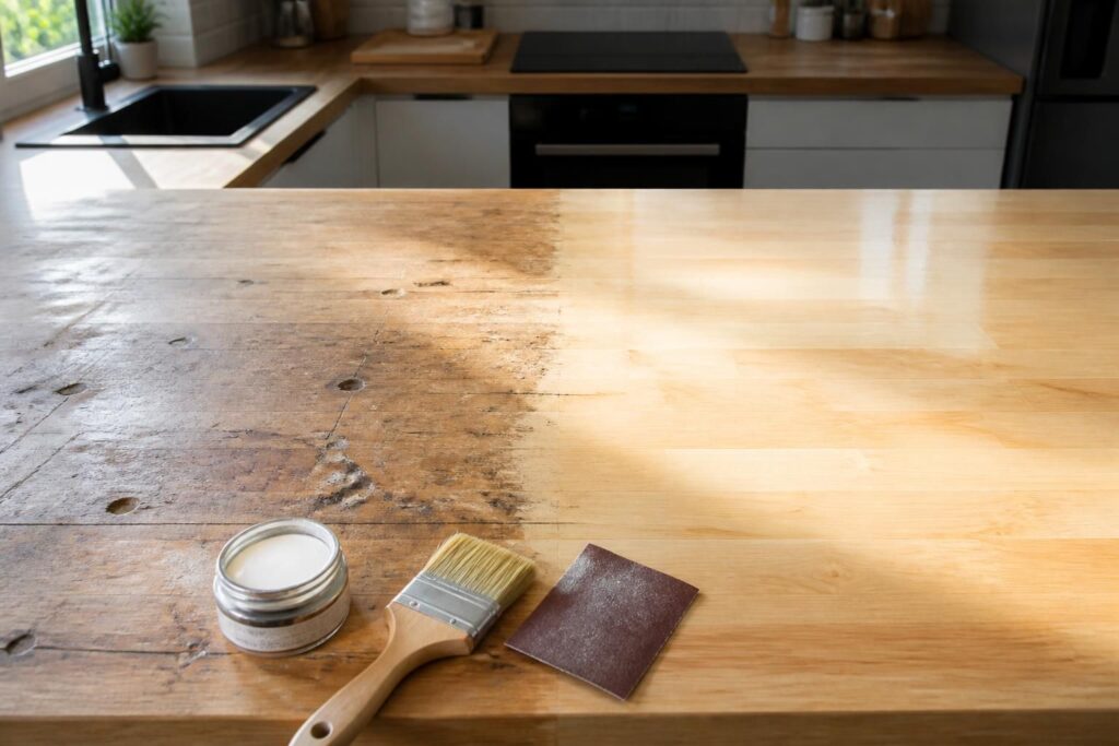 découvrez comment rénover un plan de travail efficacement sans tout changer grâce à nos astuces simples et économiques pour donner un coup de neuf à votre cuisine.