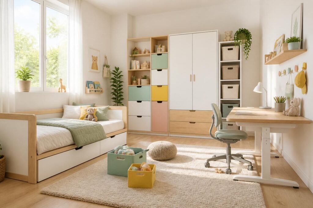découvrez comment aménager une chambre d'enfant évolutive qui s'adapte à chaque étape de sa croissance, alliant confort, fonctionnalité et style pour accompagner ses besoins changeants.