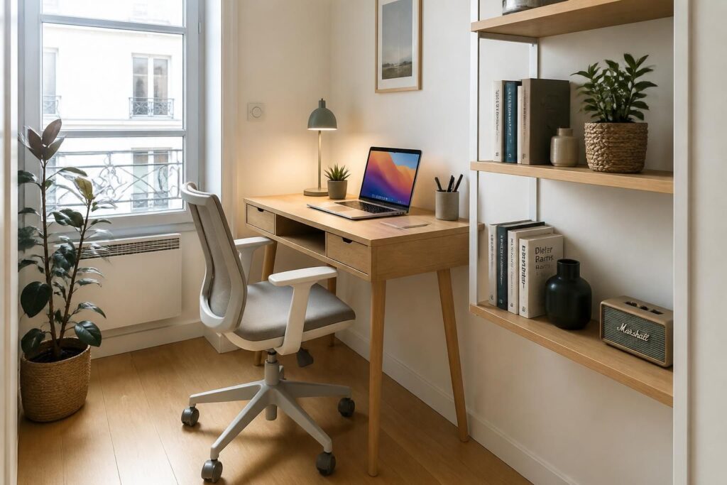 Créer un coin bureau chez soi dans un petit espace
