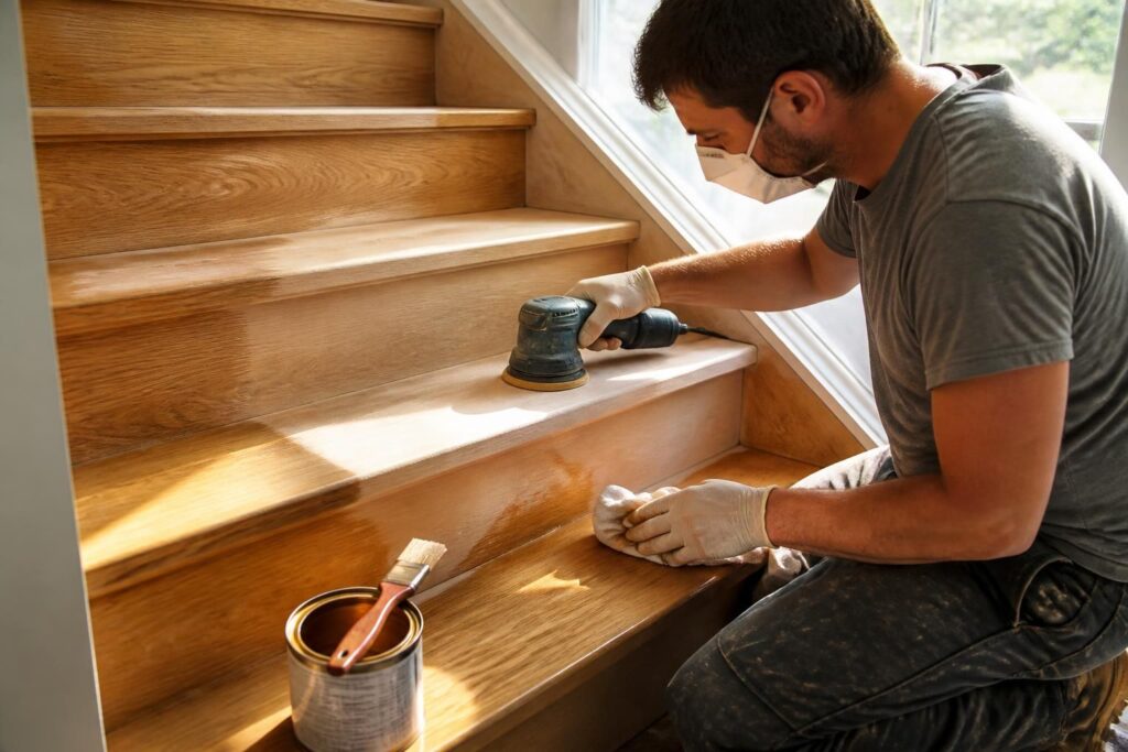 découvrez notre guide complet pour poncer et vernir un escalier en bois, étape par étape, afin de lui redonner beauté et protection durable.